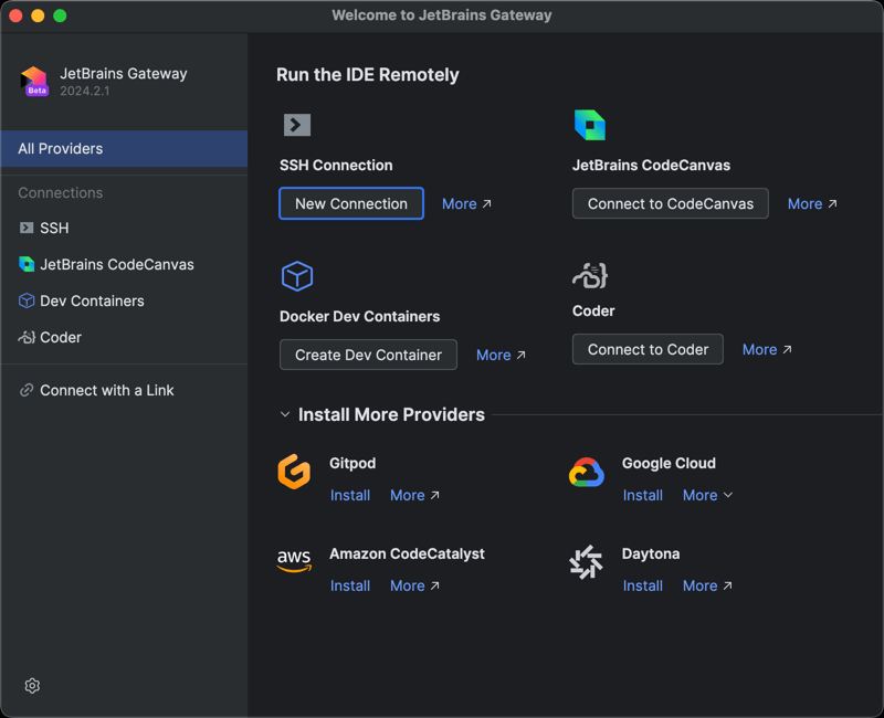 Gateway Connect to Coder